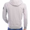 JUST KEY J983 heren zomerjas beige achterkant met capuchon