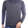 JUST KEY zomerjas heren zwart J102 met capuchon en ritssluiting modern fit