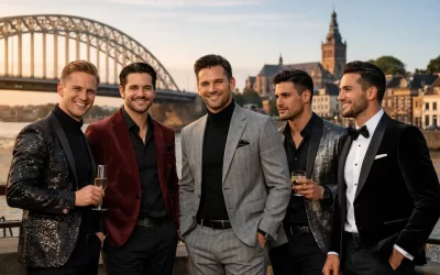 Feestoutfit heren voorbeeld look: 5 sterke sets