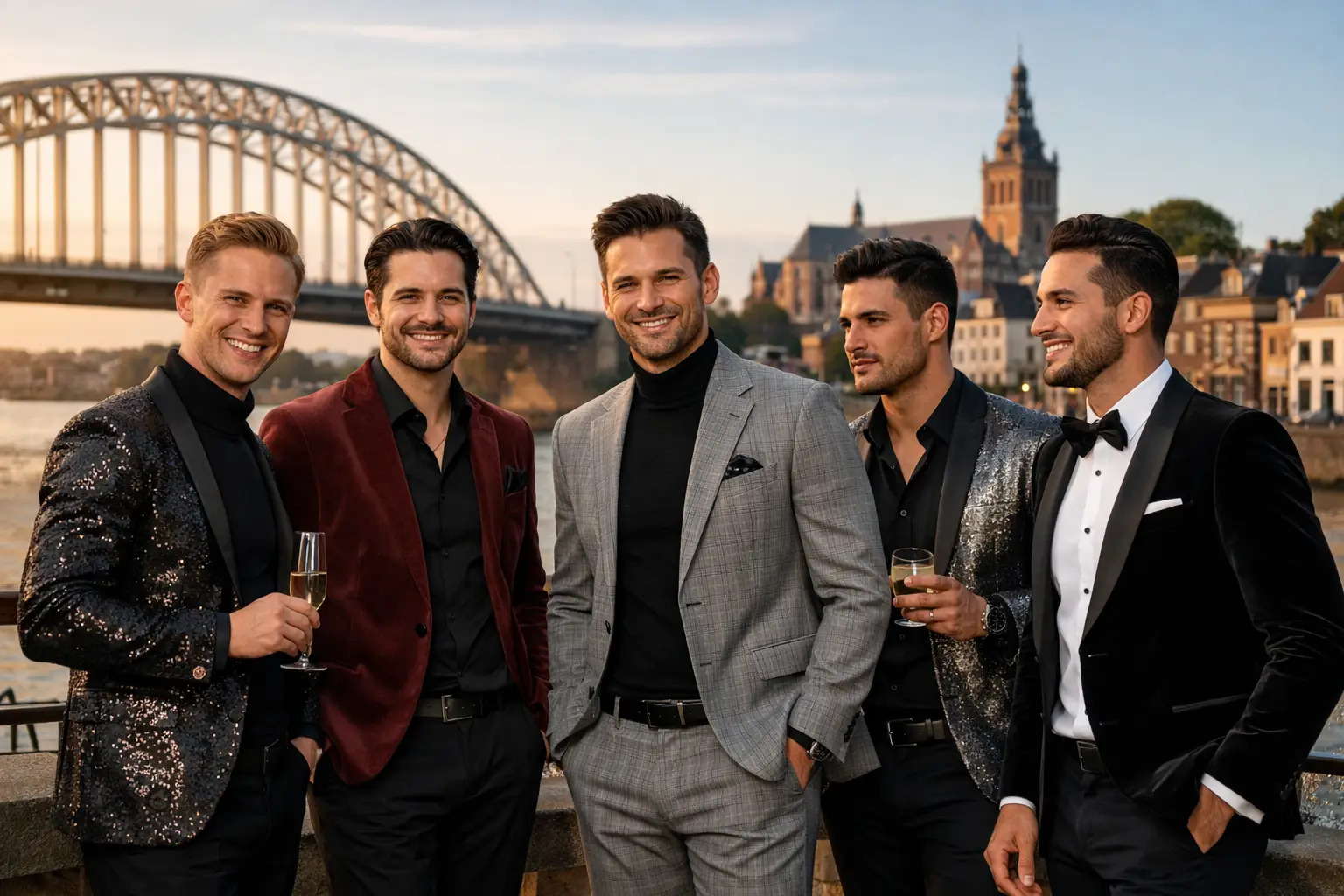 Feestoutfit heren voorbeeld look: 5 sterke sets