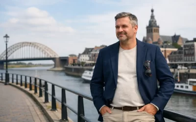 Stijlvoorbeeld voor mannen met buikje dat werkt