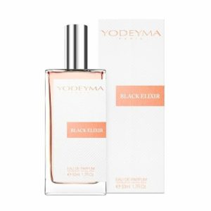 De luxe verpakking van YODEYMA Black Elixir past perfect bij het elegante karakter van deze damesgeur. Een prachtig cadeau voor iedere parfumliefhebber.