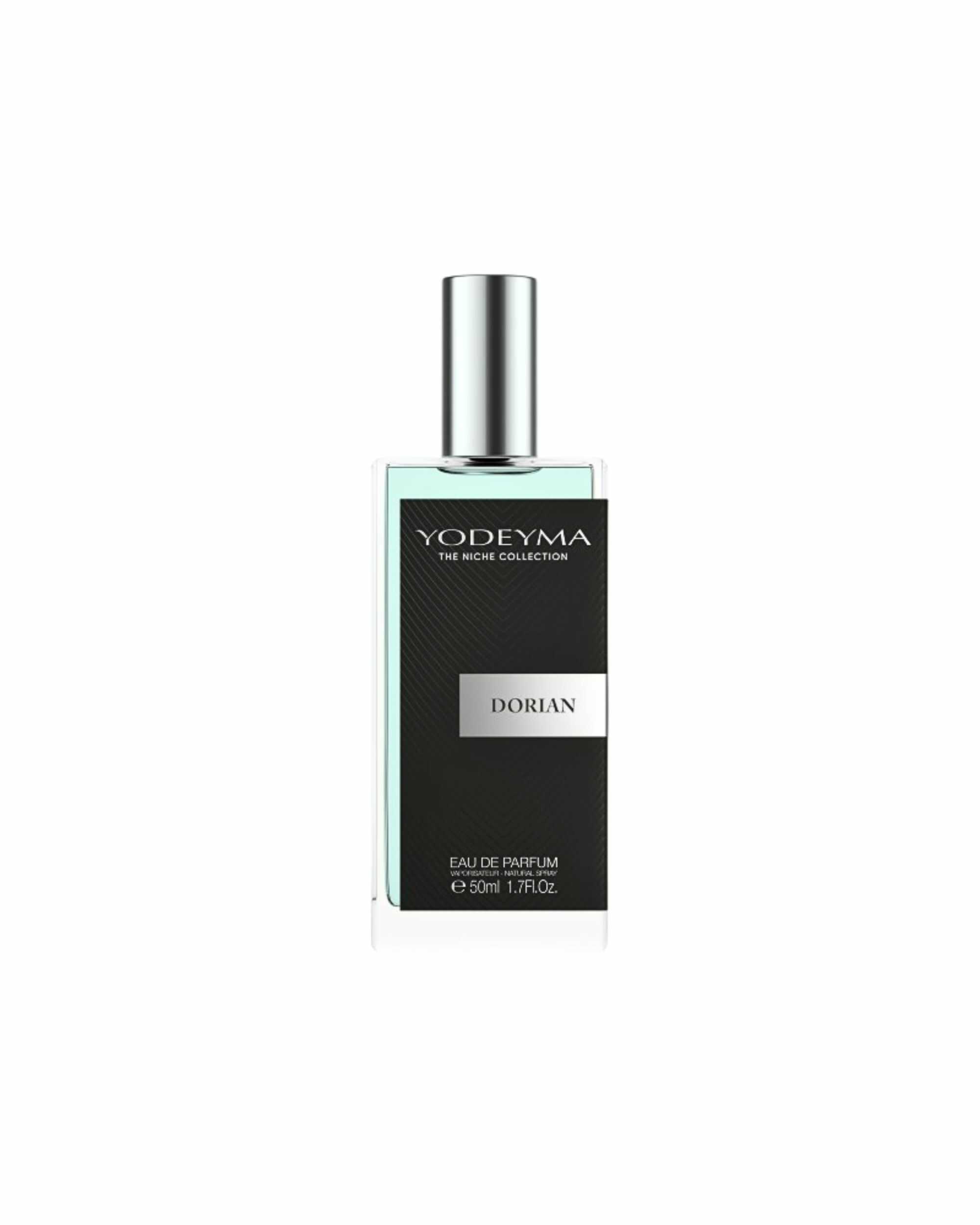 YODEYMA Dorian Eau de Parfum voor heren Aromatic Citrus parfum met citroen, neroli en zwarte thee verkrijgbaar bij CHARRA Nijmegen.
