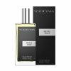 Verpakking van YODEYMA Metal Sport Eau de Parfum voor heren in 15 ml, 50 ml en 100 ml.