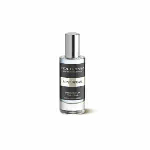 YODEYMA Mint Ocean Eau de Parfum voor heren met frisse pepermunt, citroen en basilicum – verkrijgbaar in 15 ml, 50 ml en 100 ml.