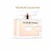 Achterzijde van YODEYMA NYA Oriental Vanilla Eau de Parfum uit The Niche Collection met luxe verpakking