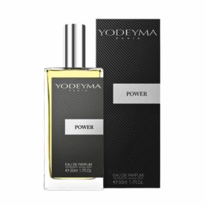 YODEYMA Power parfum voor heren met grapefruit, kaneel en patchouli verkrijgbaar in 15 ml, 50 ml en 100 ml bij CHARRA Nijmegen.