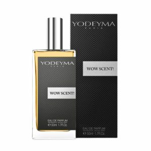 YODEYMA WOW SCENT! Eau de Parfum voor heren met aromatische en gekruide geurnoten, verkrijgbaar in 15 ml, 50 ml en 100 ml.