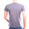 Achterkant BELMAN DESIGN heren T-shirt antraciet effen Modern Fit