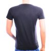 Achterkant BELMAN DESIGN heren T-shirt zwart effen Modern Fit