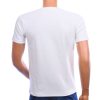 Achterkant CI-BORG heren T-shirt wit regular fit met effen rug