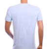 DISSIDENT lichtblauw heren T-shirt regular fit – achterkant