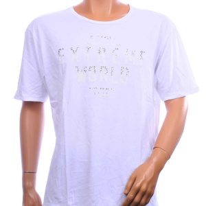 MCL wit T-shirt heren met Extreme World 1995 tekstprint