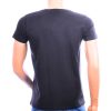 Achterkant SEMAL STYLE heren T-shirt slim fit zwart effen